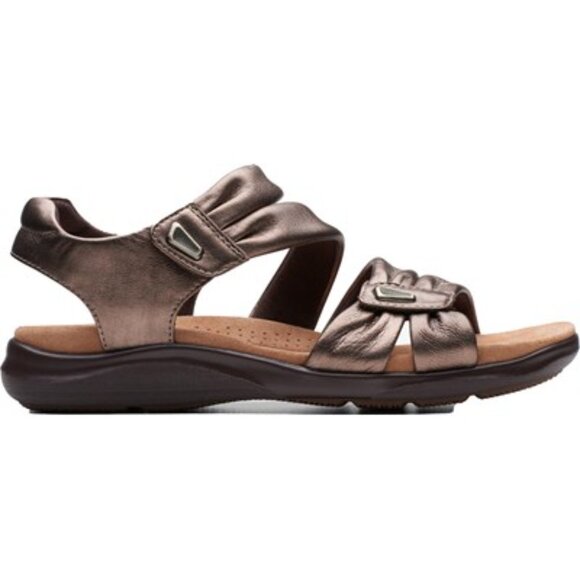 Clarks - Womens Kitly Ave Sandals, size 9.5 US womens, color brown. - Picture 1 of 5